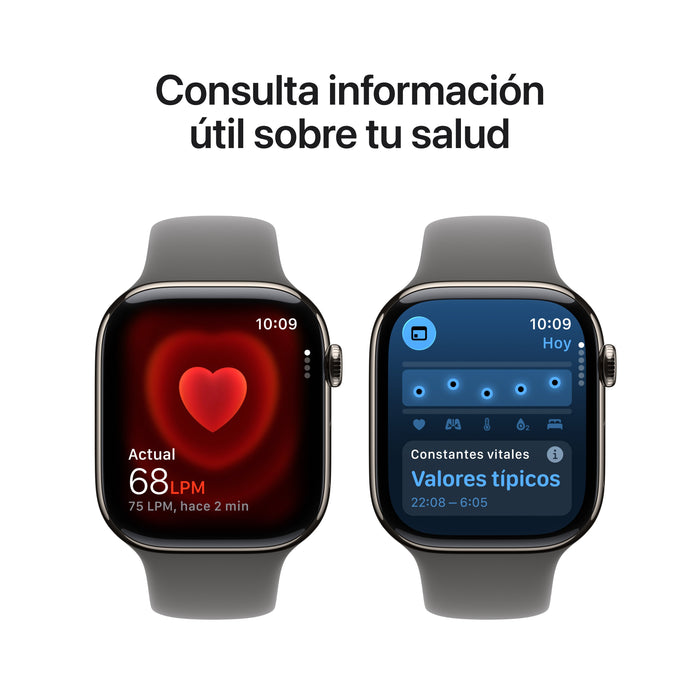 EAN 0195950478488 - Apple Watch Series 11 OLED 46 mm Digital 416 x 496 Pixeles Pantalla táctil 5G Titanio Wifi GPS (satélite) imagen 5