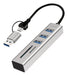 EAN 4052792076790 - LogiLink UA0445 hub de interfaz USB 3.2 Gen 1 (3.1 Gen 1) Type-A + Type-C 5000 Mbit/s Gris imagen 1