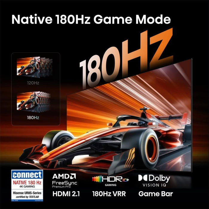 EAN 6942351436500 - Hisense 55UR8S 139,7 cm (55") 4K Ultra HD Smart TV Wifi Negro imagen 7