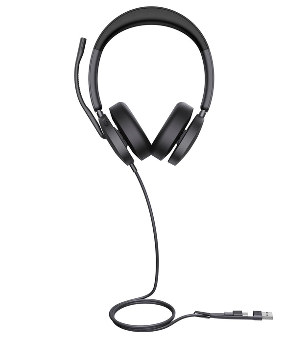 EAN 0841885125767 - Yealink UH48 Dual Teams USB-C/A Auriculares Alámbrico Diadema Llamadas/Música USB Type-C / USB Type-A Neg imagen 4