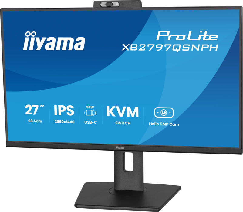 EAN 4948570125975 - iiyama ProLite XB2797QSNPH-B1 27IN IPS LCD 4MS 2560X1440 350CD/M2 HDMI/DP/USB 2 pantalla para PC 68,6 cm  imagen 8