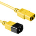 EAN 8716065299656 - ACT C13 - C14, 0.60m Amarillo 0,6 m C13 acoplador C14 acoplador imagen 1