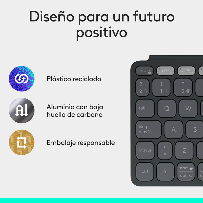 EAN 5099206125773 - Logitech 920-012973 teclado para móvil QWERTY Español Bluetooth Grafito imagen 7