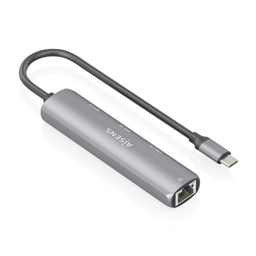 EAN 8435739904015 - AISENS ASUC-4P039-GR base para portátil y replicador de puertos Alámbrico USB 3.2 Gen 1 (3.1 Gen 1) Type- imagen 2