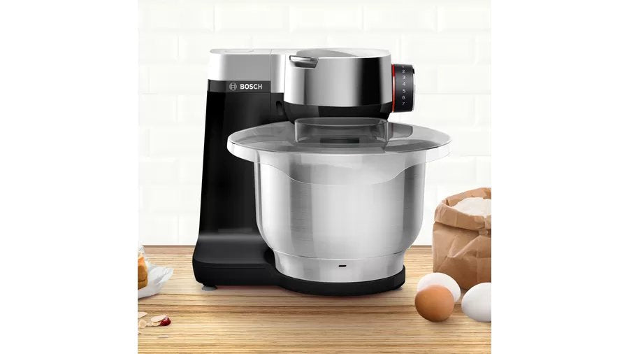 EAN 4242005252350 - Bosch Serie 2 MUMS2VM00 robot de cocina 900 W 3,8 L Negro, Plata imagen 2
