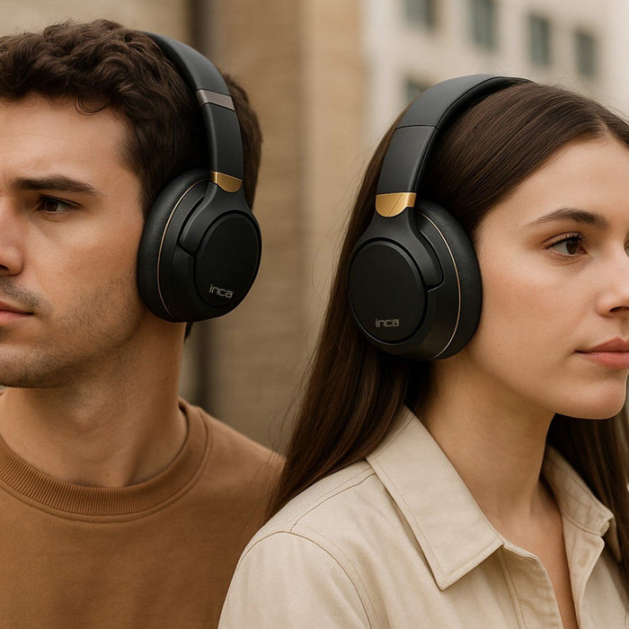 EAN 8681949015182 - Inca IBK-503S auricular y casco Auriculares Inalámbrico Diadema Llamadas/Música USB Tipo C Bluetooth Negr imagen 2