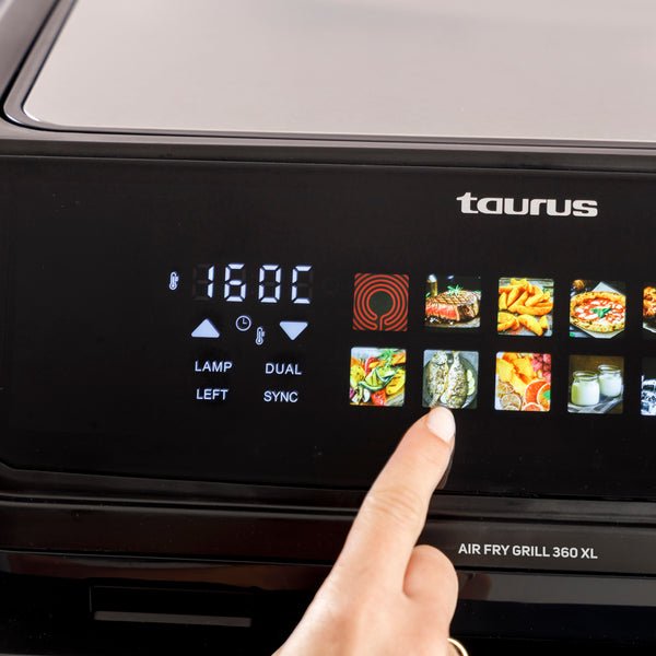 EAN 8414234730046 - Taurus GRILL 360 XL Sencillo 10 L 2800 W Freidora de aire caliente Negro imagen 6