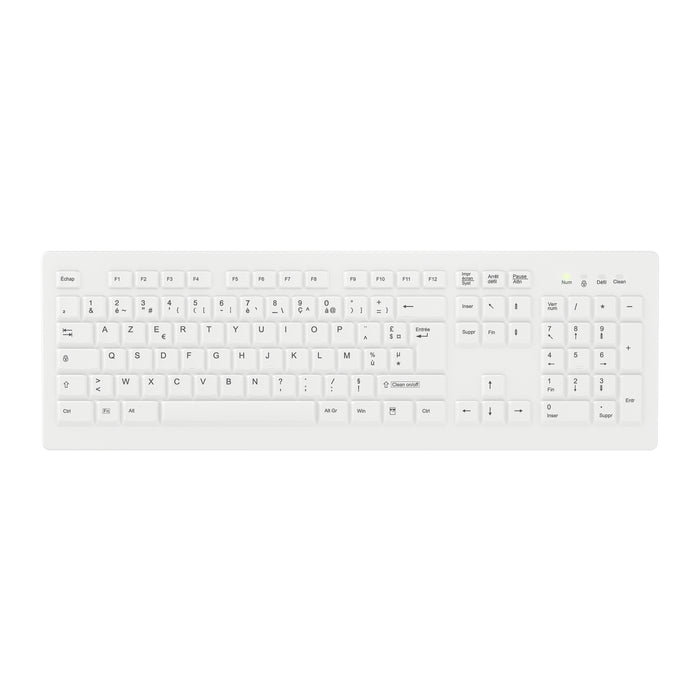 EAN 4025112098383 - Contour Design Active Key AK-C8100F-FU1-W/FR teclado Médico RF inalámbrico AZERTY Francés Blanco imagen 1