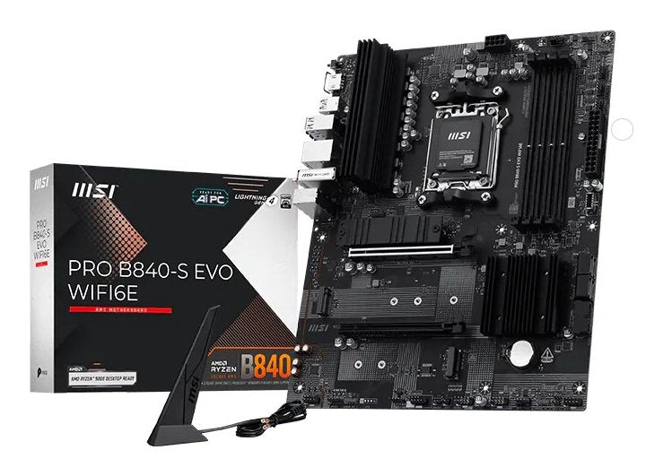 EAN 4711377404167 - MSI Pro B840-S EVO WIFI6E AMD B840 Zócalo AM5 ATX imagen 1