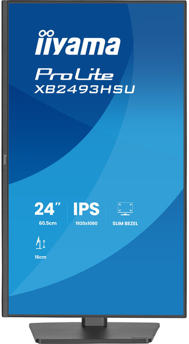EAN 4948570126620 - iiyama ProLite XB2493HSU-B1 pantalla para PC 60,5 cm (23.8") 1920 x 1080 Pixeles Full HD LED Negro imagen 4