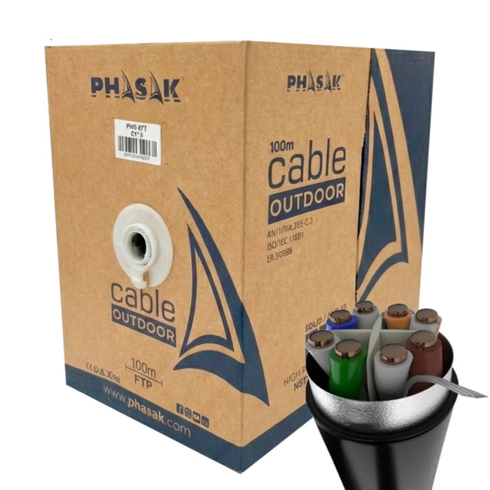 EAN 0745604518505 - Phasak PHR 671 cable de red Negro Cat6 F/FTP (FFTP) imagen 1