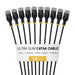 EAN 65030917940 - StarTech.com 6AUTP34BKS15CM10PK cable de red 0,15 m U/UTP (UTP) Alrededor imagen 1