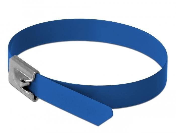 EAN 4043619187980 - DeLOCK 18798 presilla Acero Azul 10 pieza(s) imagen 1