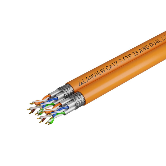 EAN 5715063014318 - Lanview LVN122510 cable de red Naranja 500 m Cat7 S/FTP (S-STP) imagen 1