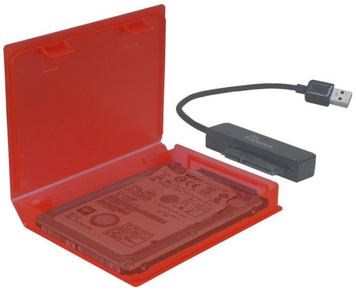 EAN 4260455640763 - Inter-Tech 88885390 funda para disco duro externo Plástico Rojo imagen 2