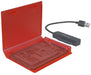 EAN 4260455640763 - Inter-Tech 88885390 funda para disco duro externo Plástico Rojo imagen 2