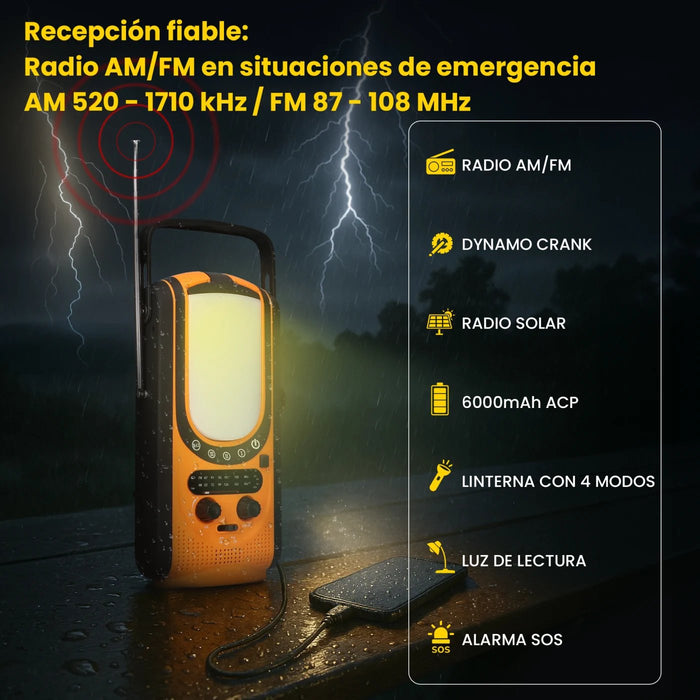 EAN 5905090331254 - Extralink EX.31254 radio Portátil Analógico y digital Negro, Amarillo imagen 15