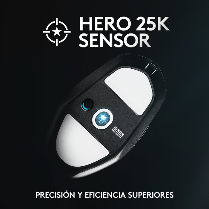 EAN 5099206097636 - Logitech G 910-006106 ratón Juego mano derecha RF Wireless + Bluetooth Óptico 25600 DPI imagen 9