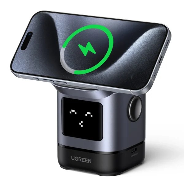 EAN 6941876247752 - Ugreen 45775 cargador de dispositivo móvil Universal Negro, Gris Corriente alterna Cargador inalámbrico C imagen 1