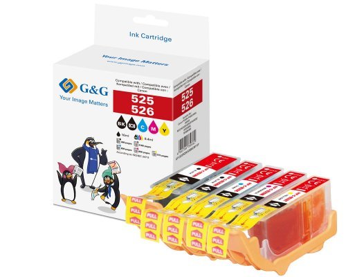 EAN 6941784789382 - G&G 14789 cartucho de tinta 5 pieza(s) Compatible Negro, Cian, Magenta, Amarillo imagen 1