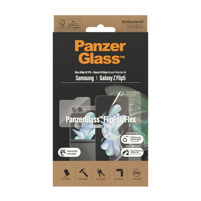 EAN 5711724073380 - PanzerGlass ® Screen Protectors Samsung Galaxy Z Flip 5G | Glass & Film Protector de pantalla 1 pieza(s) imagen 3