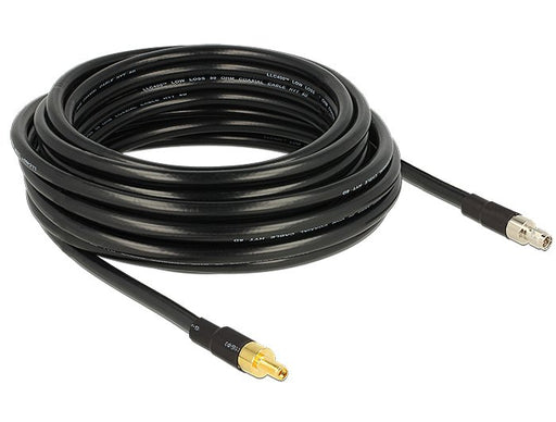 EAN 4043619130115 - DeLOCK 10m SMA/SMA cable coaxial CFD400, LLC400 Negro imagen 2