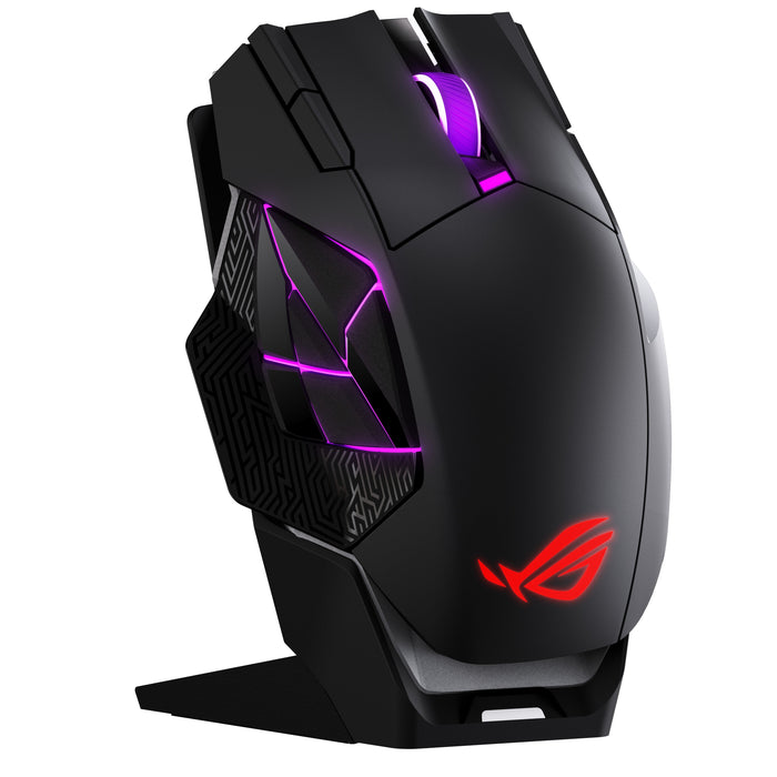 EAN 4711636619400 - ASUS ROG Spatha X 65K ratón Juego Mano derecha RF Wireless + Bluetooth + USB Type-A Óptico 65000 DPI imagen 1
