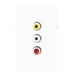 EAN 5714590003109 - Garbot BN4900-RCA X3AV toma de corriente Blanco imagen 1