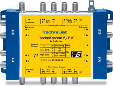 EAN 4019588032484 - TechniSat TechniSystem 5/8 K Gris, Amarillo imagen 1