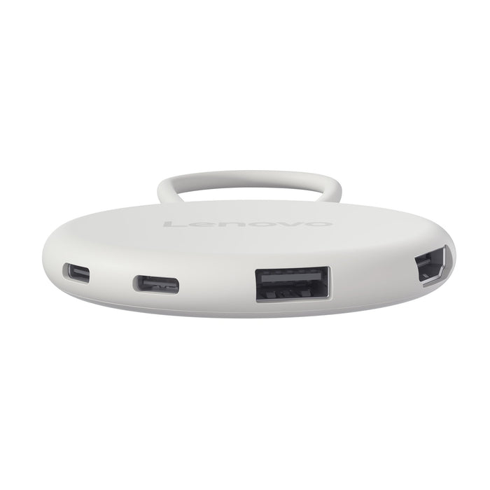 EAN 195892143123 - Lenovo Slim USB-C 3.2 Hub USB 3.2 Gen 2 (3.1 Gen 2) Type-C 10000 Mbit/s Gris imagen 5