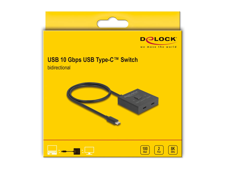 EAN 4043619189113 - DeLOCK 18911 hub de interfaz USB 3.2 Gen 2 (3.1 Gen 2) Type-C 10000 Mbit/s Negro imagen 3