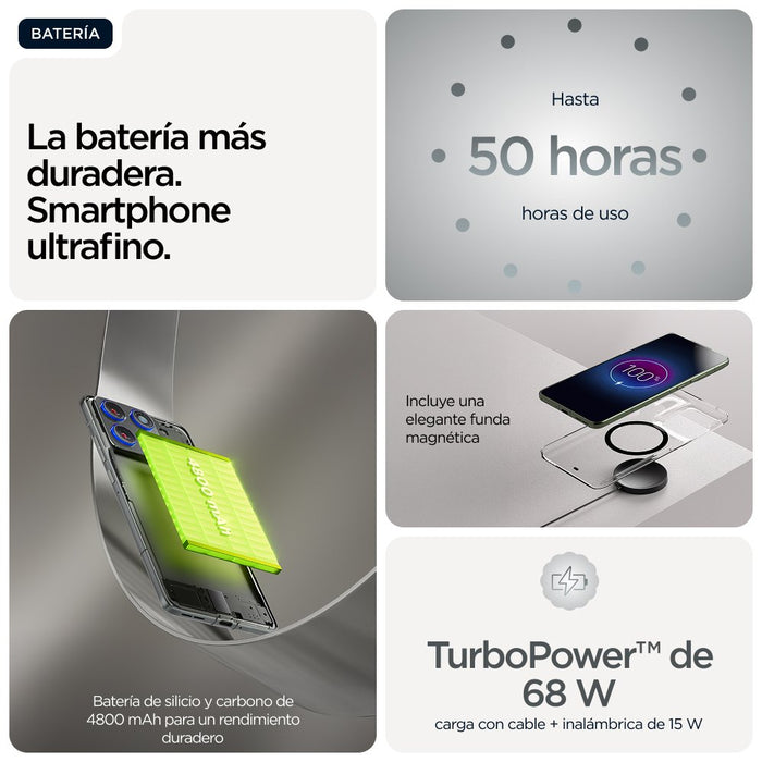EAN 8033779083891 - Motorola edge 70 17 cm (6.7") SIM doble Android 16.0 5G USB Tipo C 12 GB 512 GB 4800 mAh Gris imagen 14