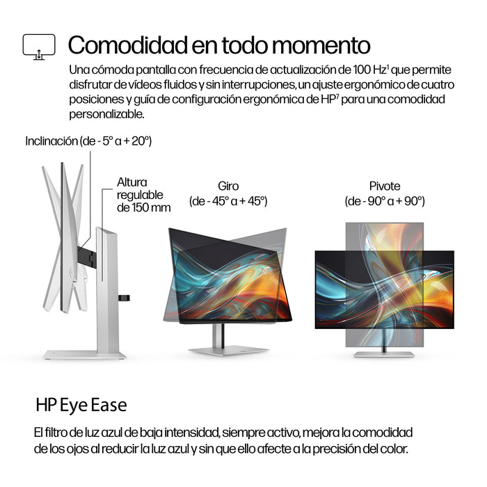 EAN 5715063476154 - HP Series 7 Pro 24 inch WUXGA Monitor - 724pn pantalla para PC 61 cm (24") 1920 x 1200 Pixeles LCD Negro, imagen 5