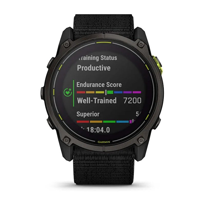 EAN 0753759339302 - Garmin Enduro 3 Solar 3,56 cm (1.4") LCD 51 mm Digital 280 x 280 Pixeles Pantalla táctil Titanio Wifi GPS imagen 3