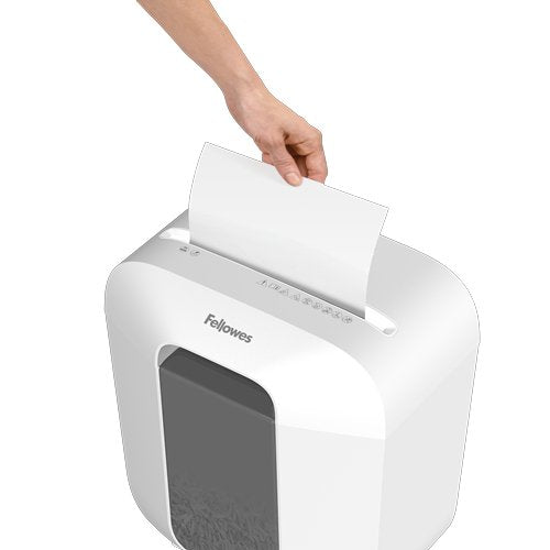EAN 0043859802555 - Fellowes LX Series 100109815 triturador de papel Corte en tiras Blanco imagen 3