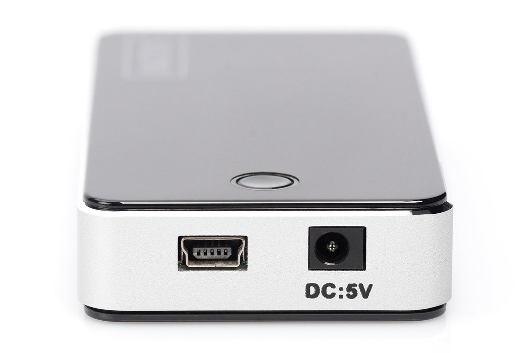 EAN 4016032318859 - Digitus DA-70222 hub de interfaz 480 Mbit/s Negro, Plata imagen 3