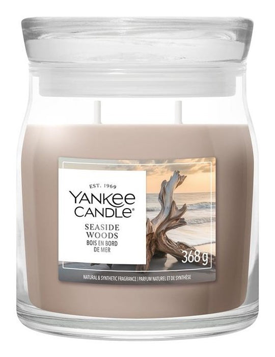 EAN 5038581190402 - Yankee Candle Seaside Woods vela Alrededor Fresco, Madera Verde 1 pieza(s) imagen 1