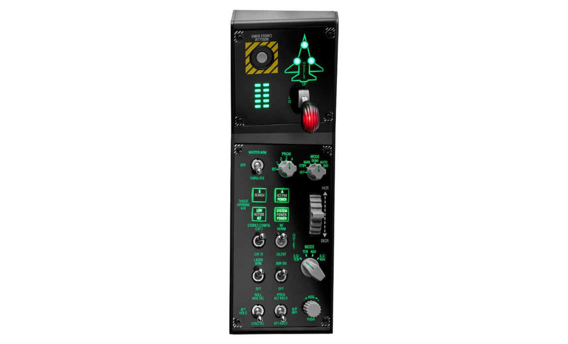 EAN 3362934003302 - Thrustmaster VIPER Panel Negro USB Joystick/Palanca de control lateral + cuadrante de aceleración PC imagen 4