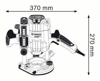 EAN 3165140690065 - Bosch GOF 1250 CE Negro, Azul 24000 RPM 1250 W imagen 5