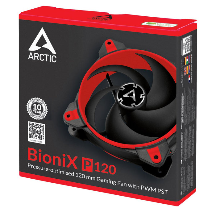 EAN 4895213701266 - ARCTIC BioniX P120 Carcasa del ordenador Ventilador 12 cm Negro, Rojo imagen 6