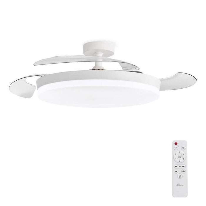 3nod Ventilador De Techo Con Luz Led Concept Ova Motor Dc 6 Velocidades Control Remoto.