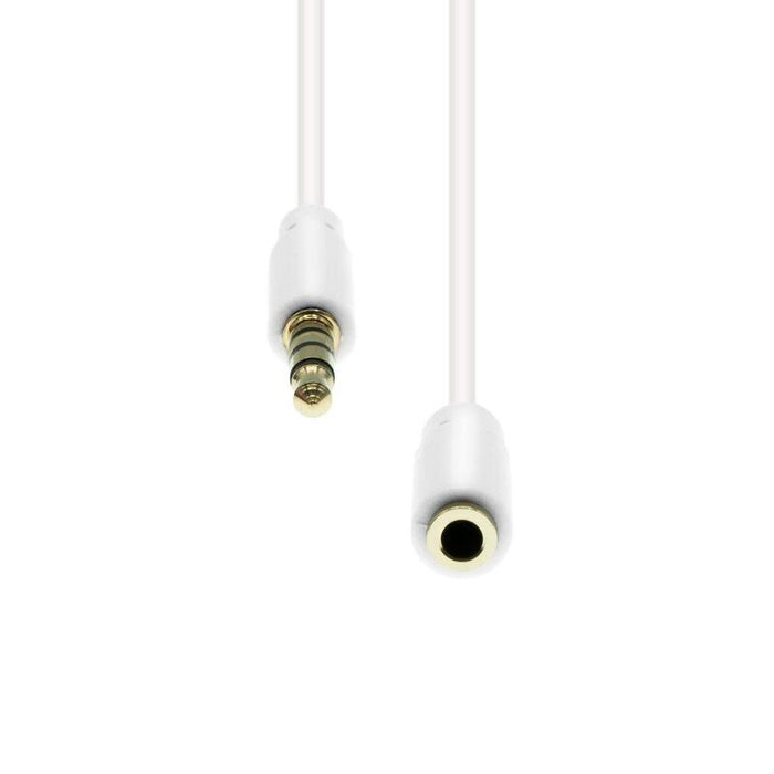 4-Pin Slim Extension Cable  White 1.5m