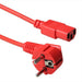 EAN 8716065305432 - ACT Schuko - C13, 1.2m Rojo 1,2 m C13 acoplador imagen 1