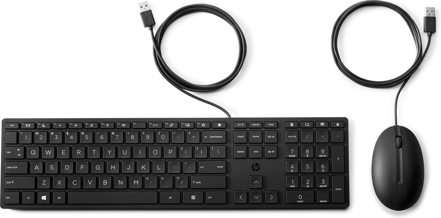 EAN 1947218876890 - HP Wired Desktop 320MK Mouse and Keyboard teclado Ratón incluido Oficina USB Negro imagen 1