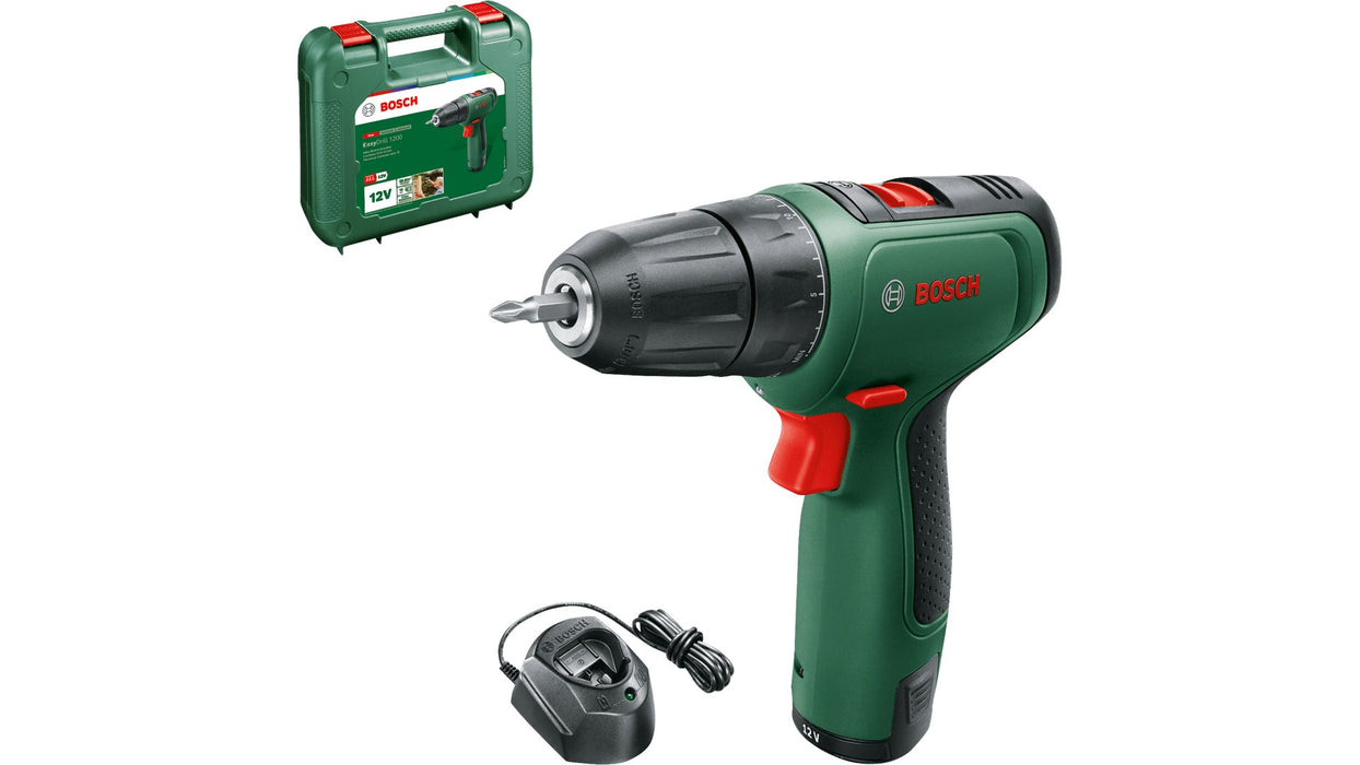 EAN 4053423224856 - Bosch EasyDrill 1200 1500 RPM Sin llave 940 g Negro, Verde imagen 2