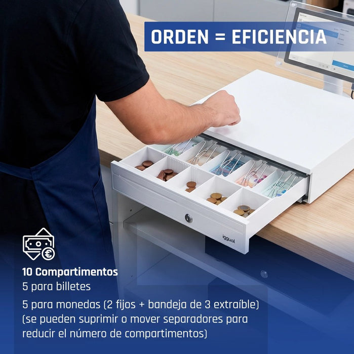 EAN 8435364318782 - iggual IRON-30PW Cajón de efectivo electrónico imagen 13