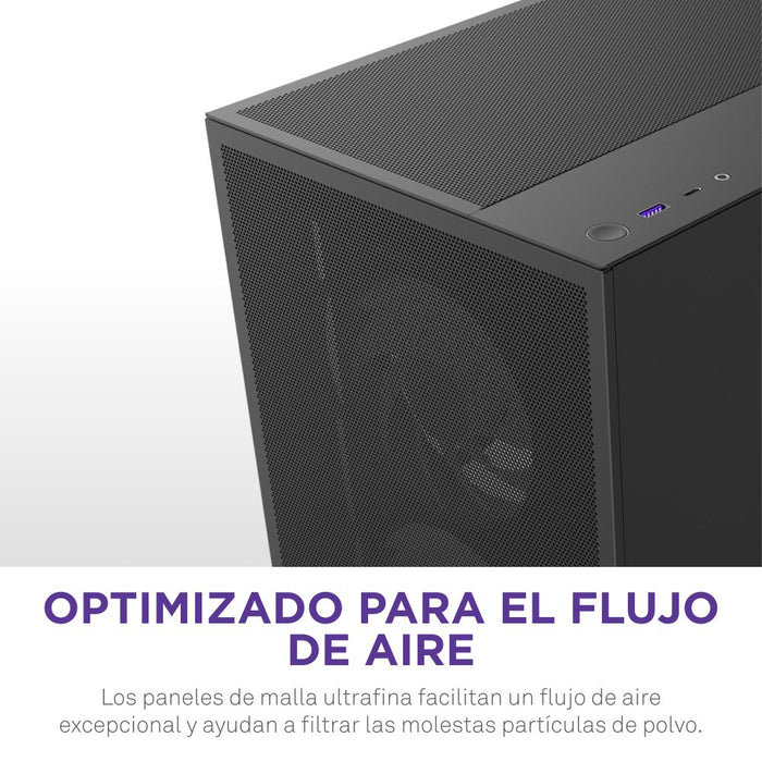EAN 5056547205878 - NZXT H5 Flow RGB Midi Tower Negro imagen 10