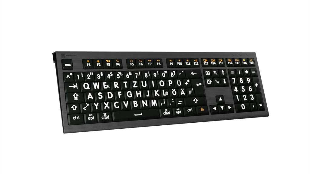 EAN 5707795019778 - Logickeyboard LKB-LPWB-A2M-DE teclado Universal USB QWERTZ Alemán Negro imagen 3