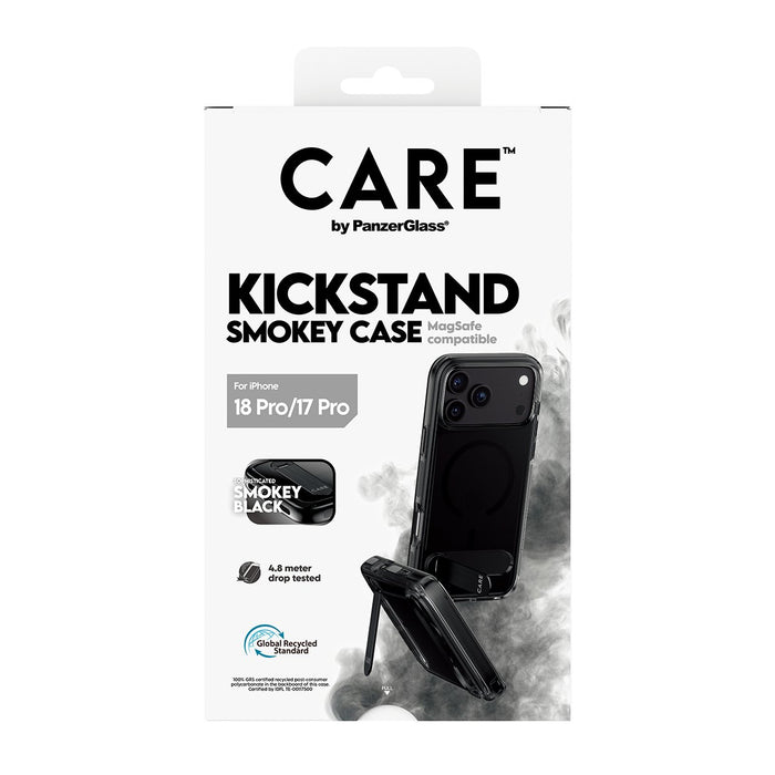 EAN 5715685043871 - PanzerGlass CARE™ by ® Kickstand Case Smokey w. Black MagSafe iPhone 2026 Pro | 17 Pro funda para teléfon imagen 3