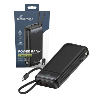 EAN 4262543442266 - MediaRange MRMA756 batería externa Polímero de litio 20000 mAh Negro imagen 2